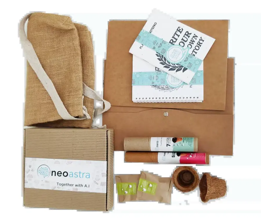 Neo Astra custom branded event gift kit